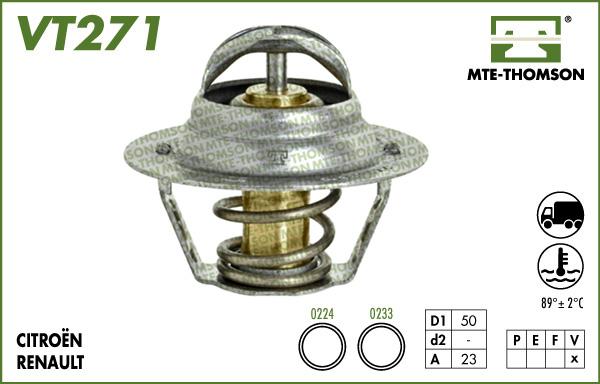 MTE-Thomson VT271.89 - Termostato, Refrigerante autozon.pro