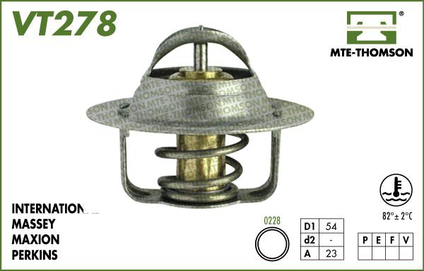 MTE-Thomson VT278.82 - Termostato, Refrigerante autozon.pro