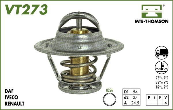 MTE-Thomson VT273.74 - Termostato, Refrigerante autozon.pro