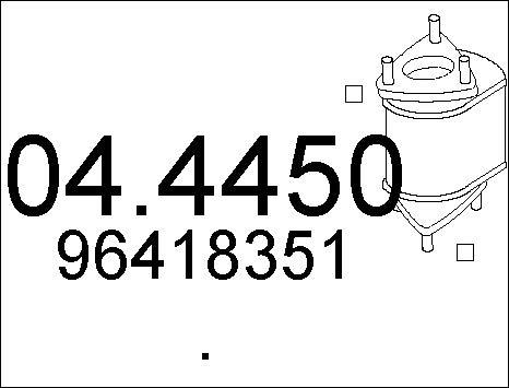 MTS 04.4450 - Catalizzatore autozon.pro