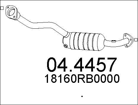 MTS 04.4457 - Catalizzatore autozon.pro