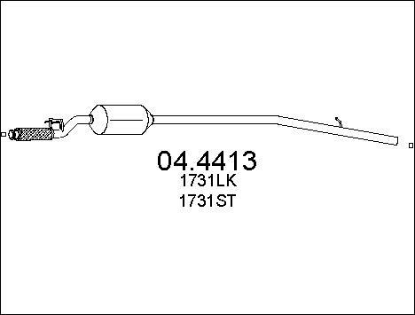 MTS 04.4413 - Catalizzatore autozon.pro