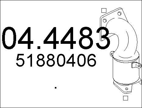 MTS 04.4483 - Catalizzatore autozon.pro