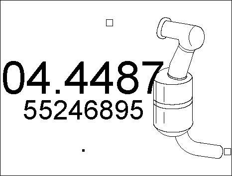 MTS 04.4487 - Catalizzatore autozon.pro