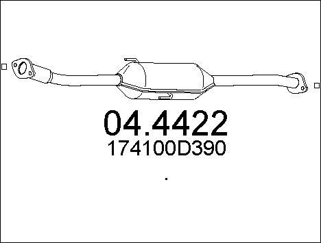 MTS 04.4422 - Catalizzatore autozon.pro