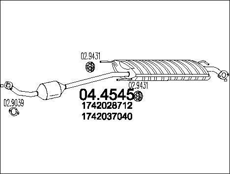 MTS 04.4545 - Catalizzatore autozon.pro