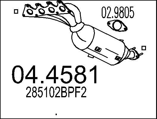 MTS 04.4581 - Catalizzatore autozon.pro