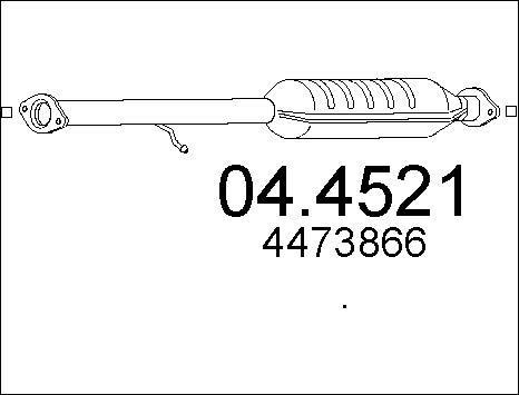 MTS 04.4521 - Catalizzatore autozon.pro