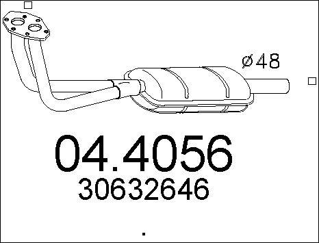 MTS 04.4056 - Catalizzatore autozon.pro