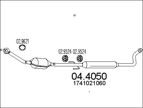 MTS 04.4050 - Catalizzatore autozon.pro
