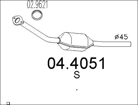 MTS 04.4051 - Catalizzatore autozon.pro