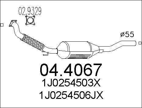 MTS 04.4067 - Catalizzatore autozon.pro