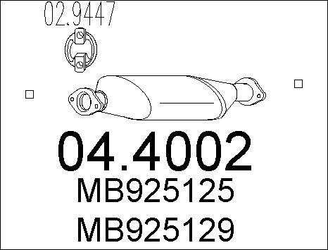 MTS 04.4002 - Catalizzatore autozon.pro