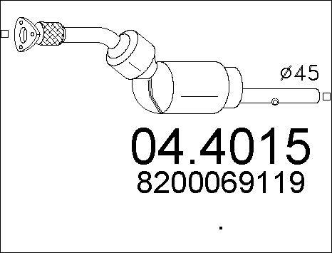 MTS 04.4015 - Catalizzatore autozon.pro