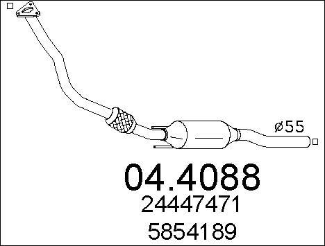 MTS 04.4088 - Catalizzatore autozon.pro