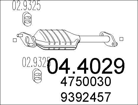 MTS 04.4029 - Catalizzatore autozon.pro