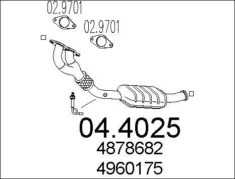 MTS 04.4025 - Catalizzatore autozon.pro