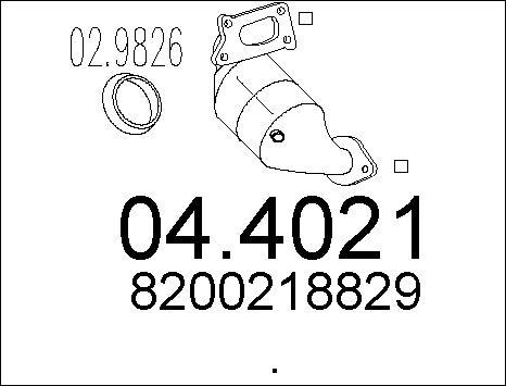 MTS 04.4021 - Catalizzatore autozon.pro