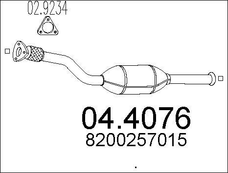 MTS 04.4076 - Catalizzatore autozon.pro