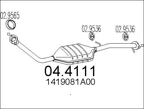 MTS 04.4111 - Catalizzatore autozon.pro