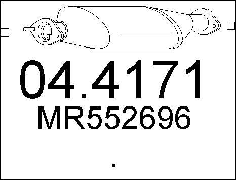 MTS 04.4171 - Catalizzatore autozon.pro