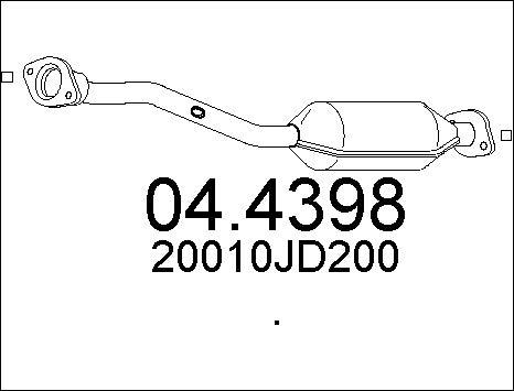 MTS 04.4398 - Catalizzatore autozon.pro