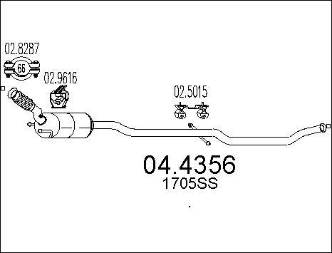 MTS 04.4356 - Catalizzatore autozon.pro