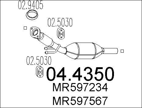 MTS 04.4350 - Catalizzatore autozon.pro