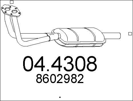 MTS 04.4308 - Catalizzatore autozon.pro