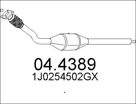 MTS 04.4389 - Catalizzatore autozon.pro