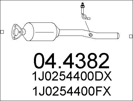 MTS 04.4382 - Catalizzatore autozon.pro