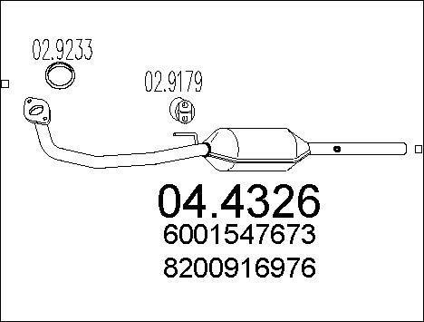 MTS 04.4326 - Catalizzatore autozon.pro