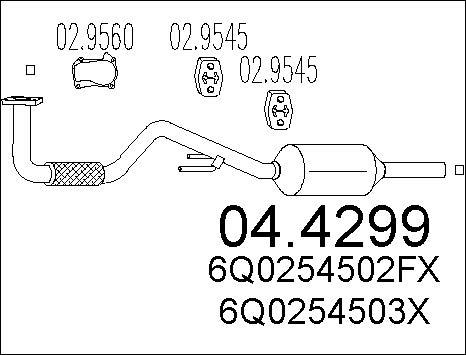 MTS 04.4299 - Catalizzatore autozon.pro