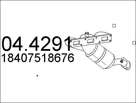 MTS 04.4291 - Catalizzatore autozon.pro