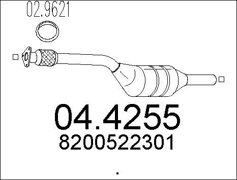 MTS 04.4255 - Catalizzatore autozon.pro