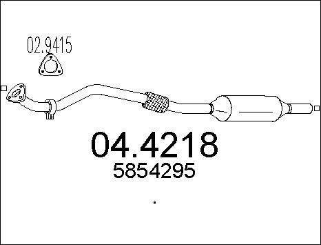 MTS 04.4218 - Catalizzatore autozon.pro