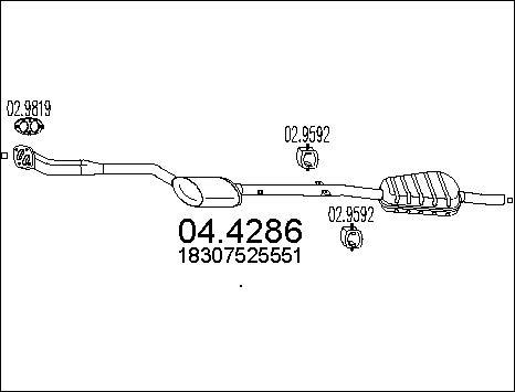 MTS 04.4286 - Catalizzatore autozon.pro