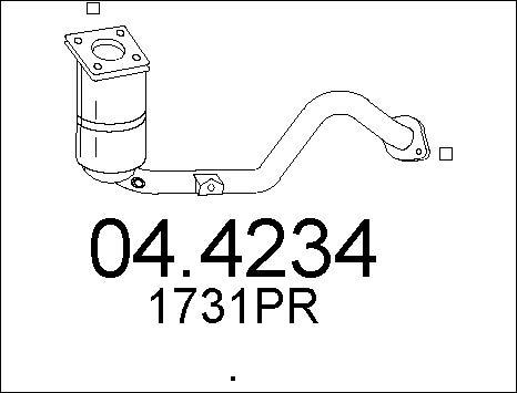 MTS 04.4234 - Catalizzatore autozon.pro