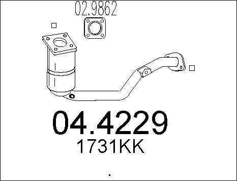 MTS 04.4229 - Catalizzatore autozon.pro