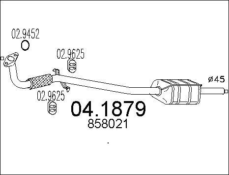 MTS 04.1879 - Catalizzatore autozon.pro