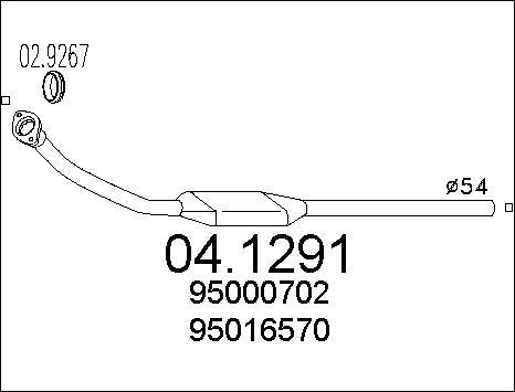 MTS 04.1291 - Catalizzatore autozon.pro