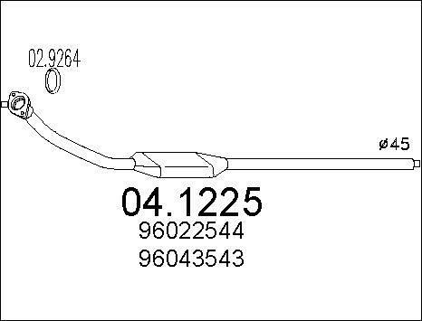 MTS 04.1225 - Catalizzatore autozon.pro