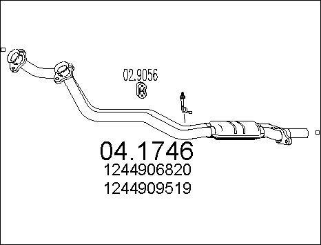 MTS 04.1746 - Catalizzatore autozon.pro