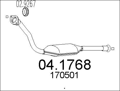 MTS 04.1768 - Catalizzatore autozon.pro