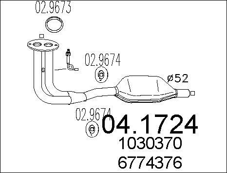 MTS 04.1724 - Catalizzatore autozon.pro