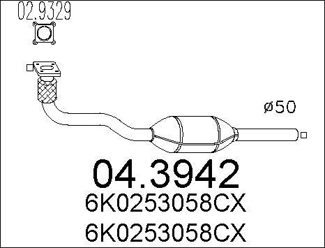 MTS 04.3942 - Catalizzatore autozon.pro