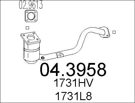 MTS 04.3958 - Catalizzatore autozon.pro