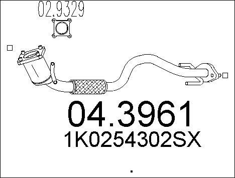 MTS 04.3961 - Catalizzatore autozon.pro