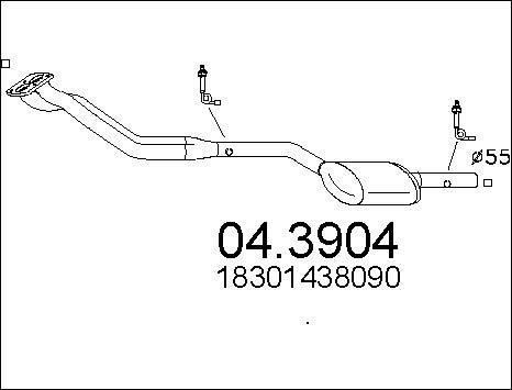 MTS 04.3904 - Catalizzatore autozon.pro