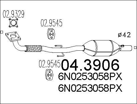 MTS 04.3906 - Catalizzatore autozon.pro